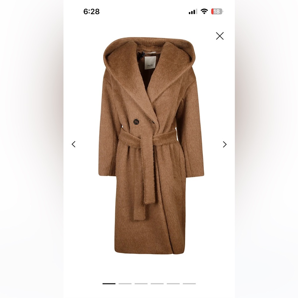 MAX MARA EGERIA AUTHENTIC COAT MADE IN ITALY Size 6 Fits 8/10 - Picture 1 of 11